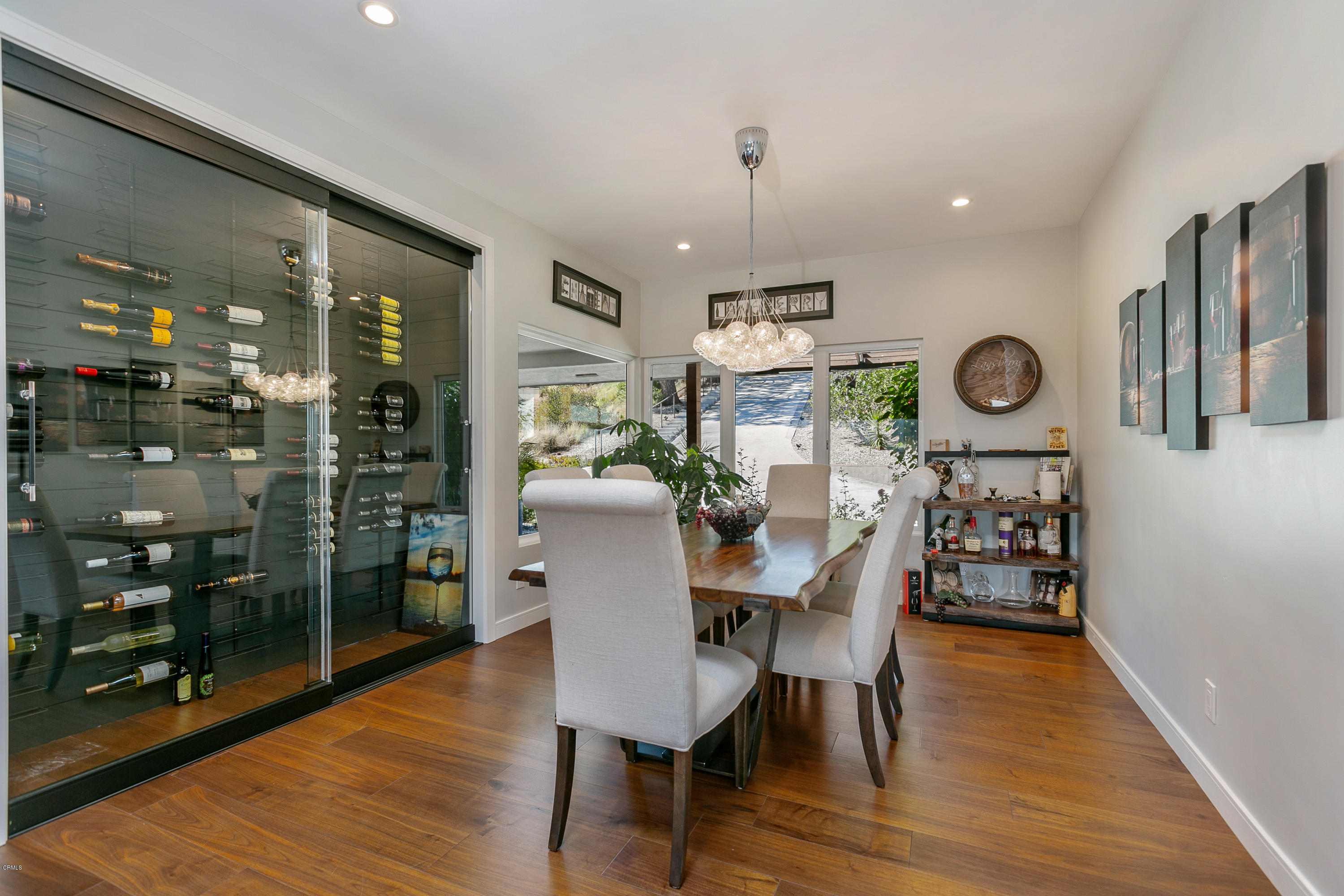 770 Panorama Place Pasadena, CA 91105 - Photo 7 of 47 a view of a dining room with furniture window and wooden floor