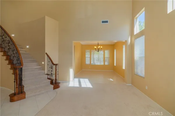 a view of an front door