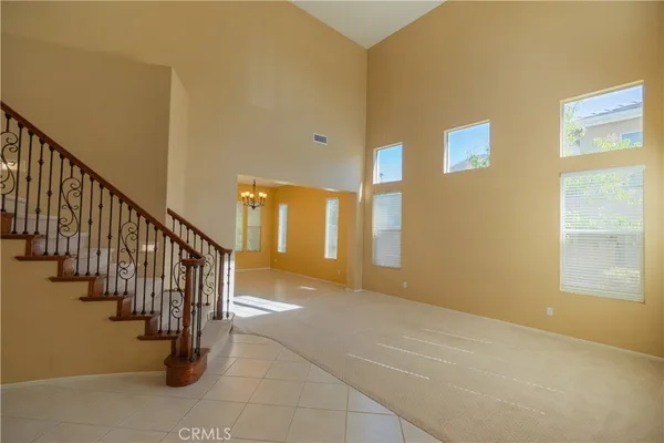 a view of an entryway with staircase