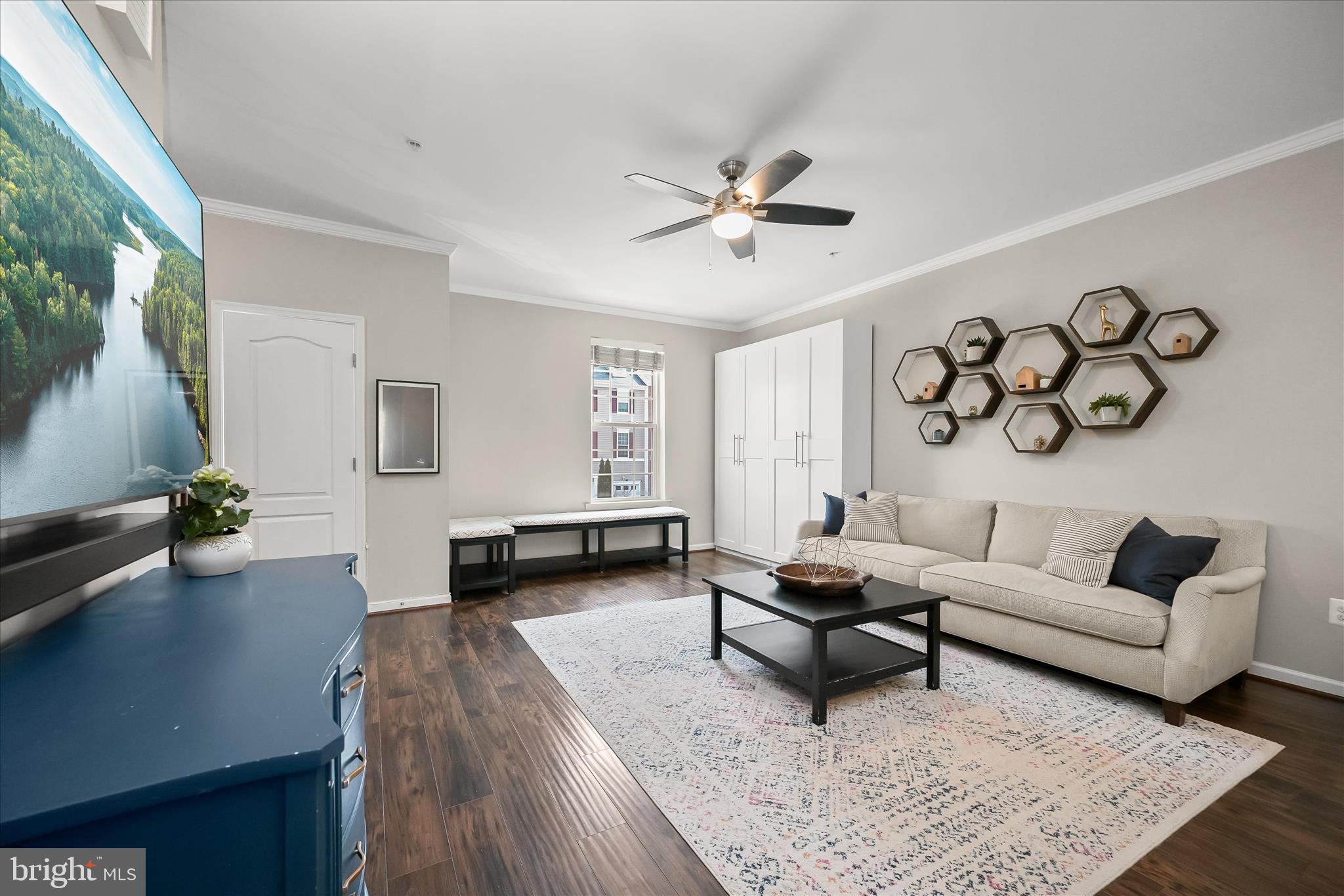 9890 Deer Run Laurel, MD 20723 - Photo 8 of 47 a living room with furniture and wooden floor