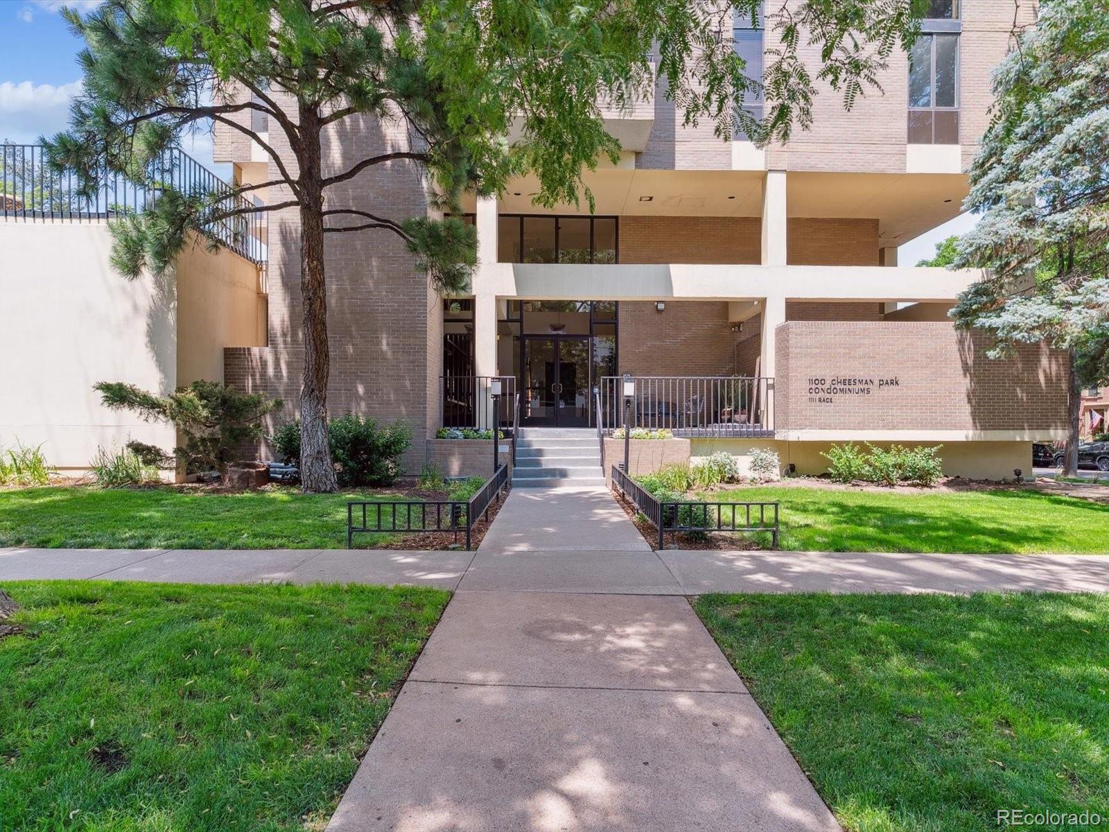 1111 Race Street, Unit 3A Denver, CO 80206 - Photo 32 of 39 a front view of house with yard and green space