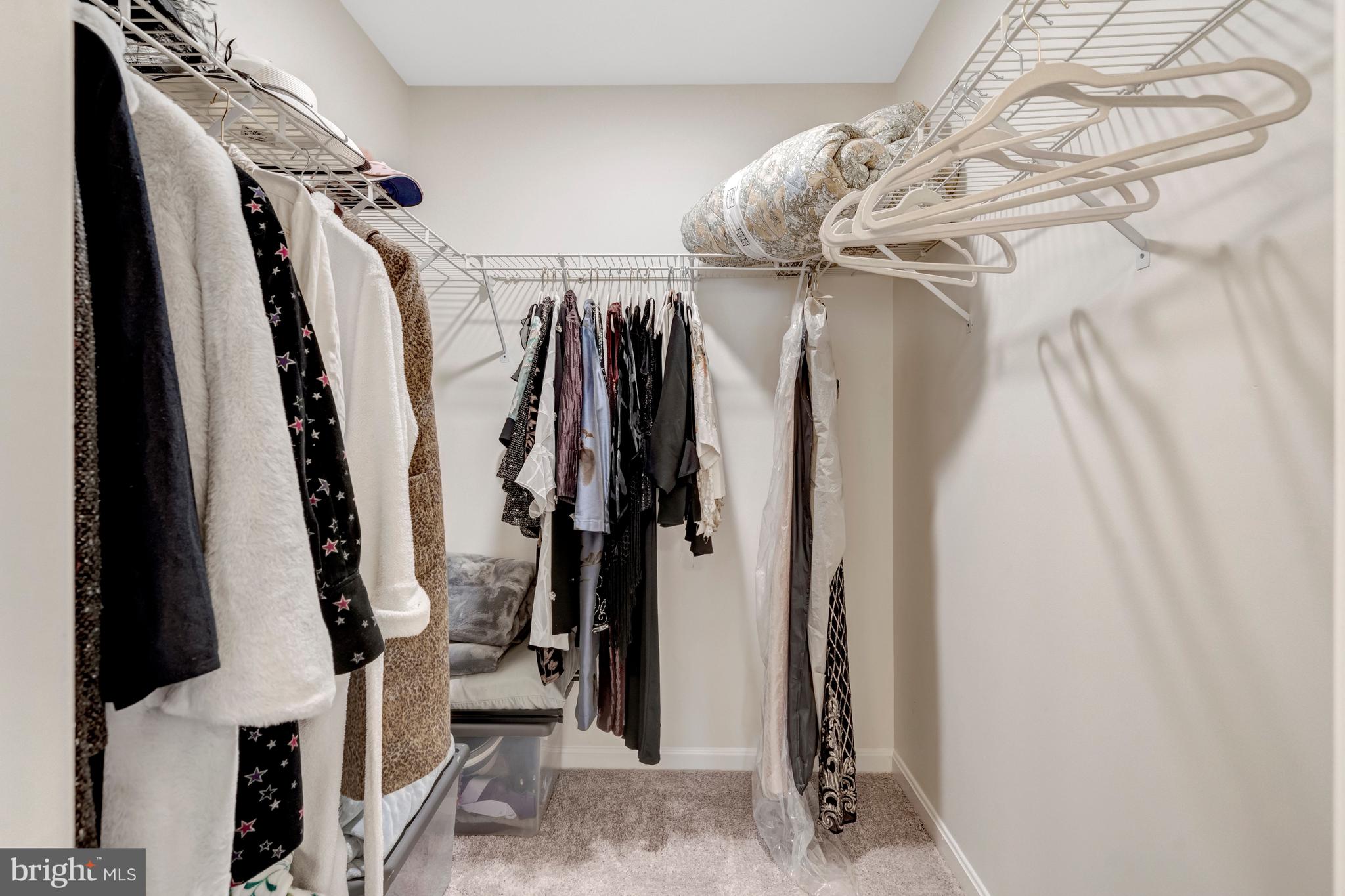 43546 Mink Meadows Street Chantilly, VA 20152 - Photo 37 of 48 a view of walk in closet with clothes