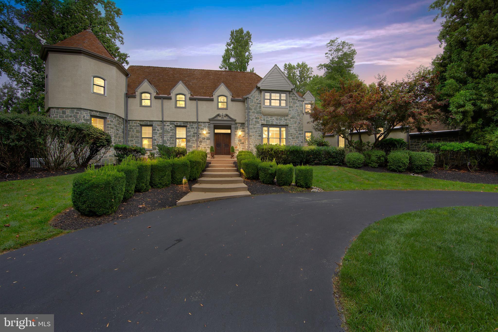 9 Sleepy Hollow Lane Newtown Square, PA 19073 - Photo 1 of 61 a front view of a house with a yard and outdoor seating