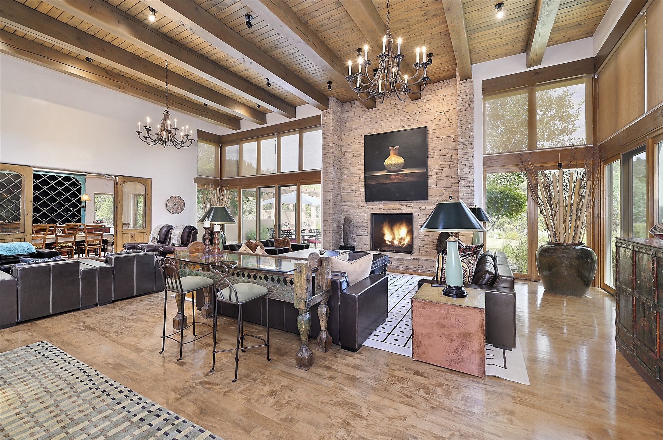 409 Brownell-Howland Road Santa Fe, NM 87501 - Photo 8 of 66 Formal Living Room