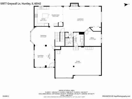 $599,900 | 10977 Greywall Lane, Huntley, IL 60142