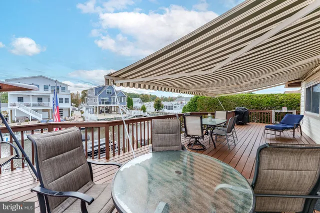 a house view with a seating space