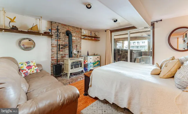 a view of an ocean and beach