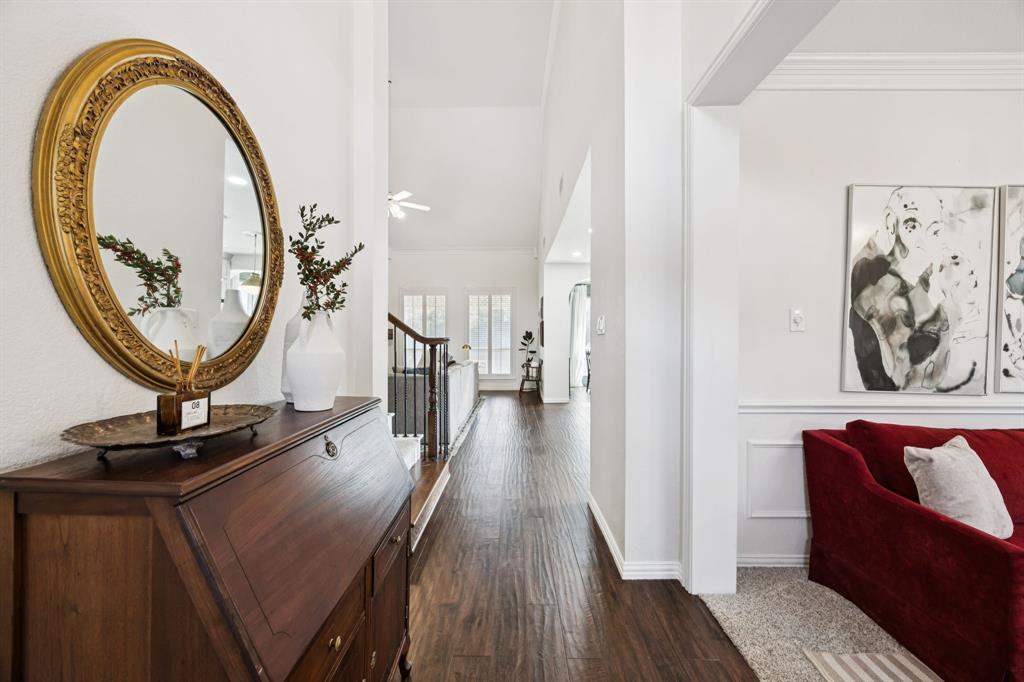 902 Kilgore Court Allen, TX 75013 - Photo 2 of 32 a view of a livingroom with furniture and wooden floor