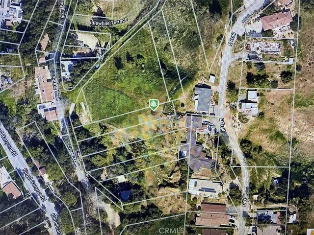 an aerial view of multiple houses