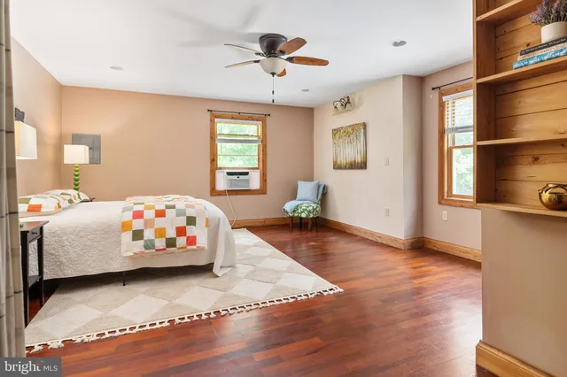 a view of backyard with green space