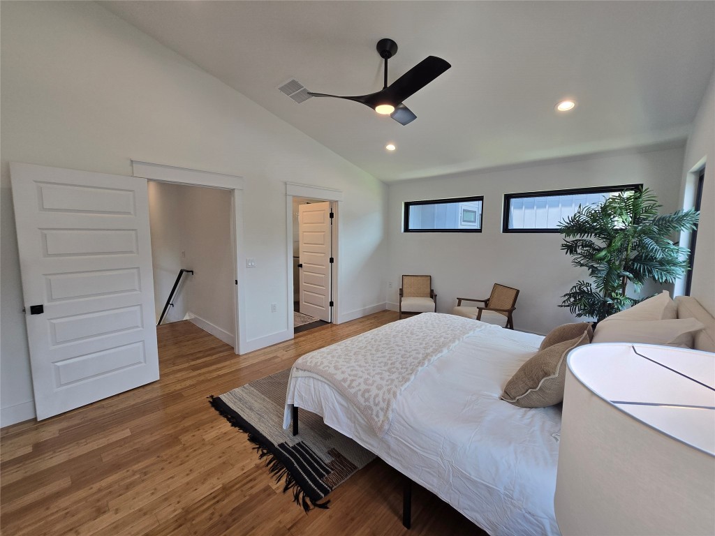 5301 Grover Avenue Austin, TX 78756 - Photo 19 of 40 Set up the living space as you wish - lots of space for dining, living, or play areas. Lots of windows throughout, uppers for light and privacy from neighbors, and huge windows to your back yard.