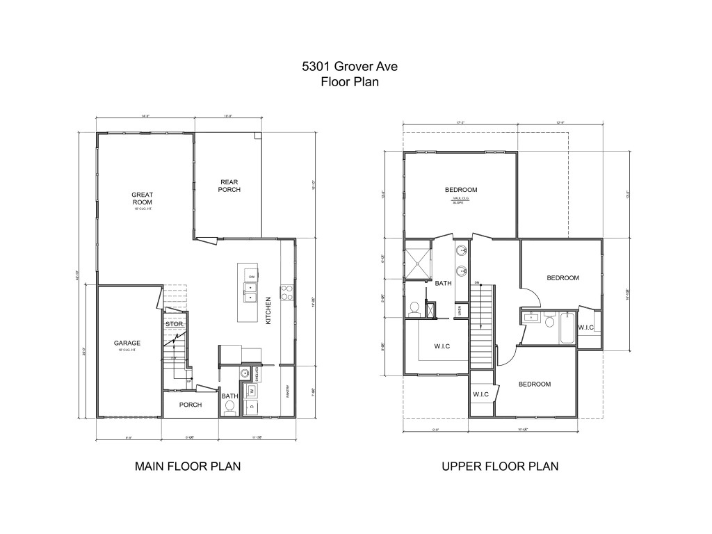 5301 Grover Avenue Austin, TX 78756 - Photo 40 of 40 Floor plan