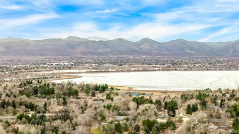 a view of ocean and mountain