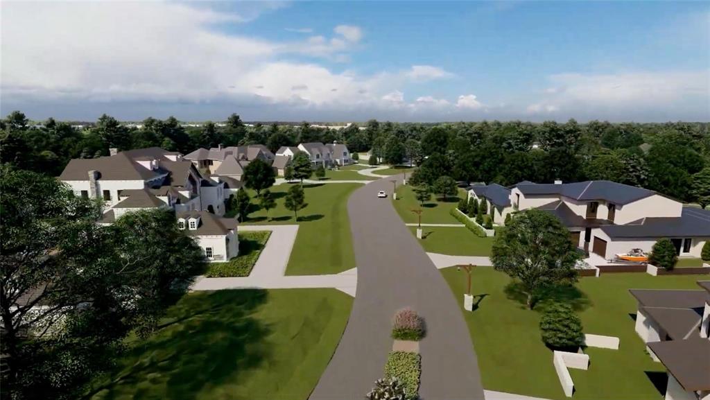 415 Sunset Cove Lane Oak Point, TX 75068 - Photo 7 of 10 an aerial view of a house with garden space and street view