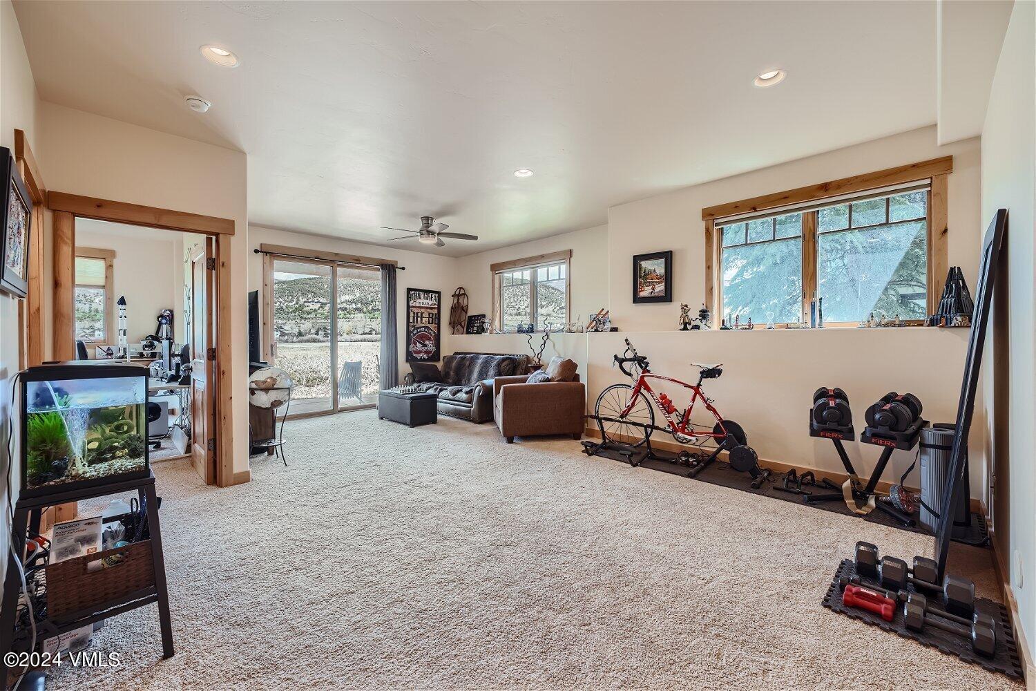 104 North Brett Edwards, CO 81632 - Photo 22 of 32 a view of a room with gym equipment