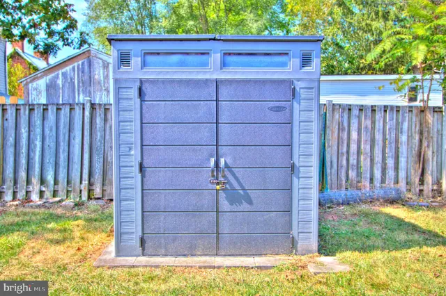 a view of wooden fence