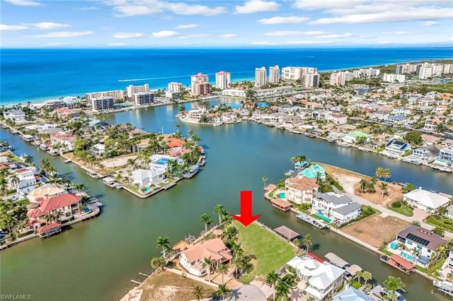 a view of a city and ocean view