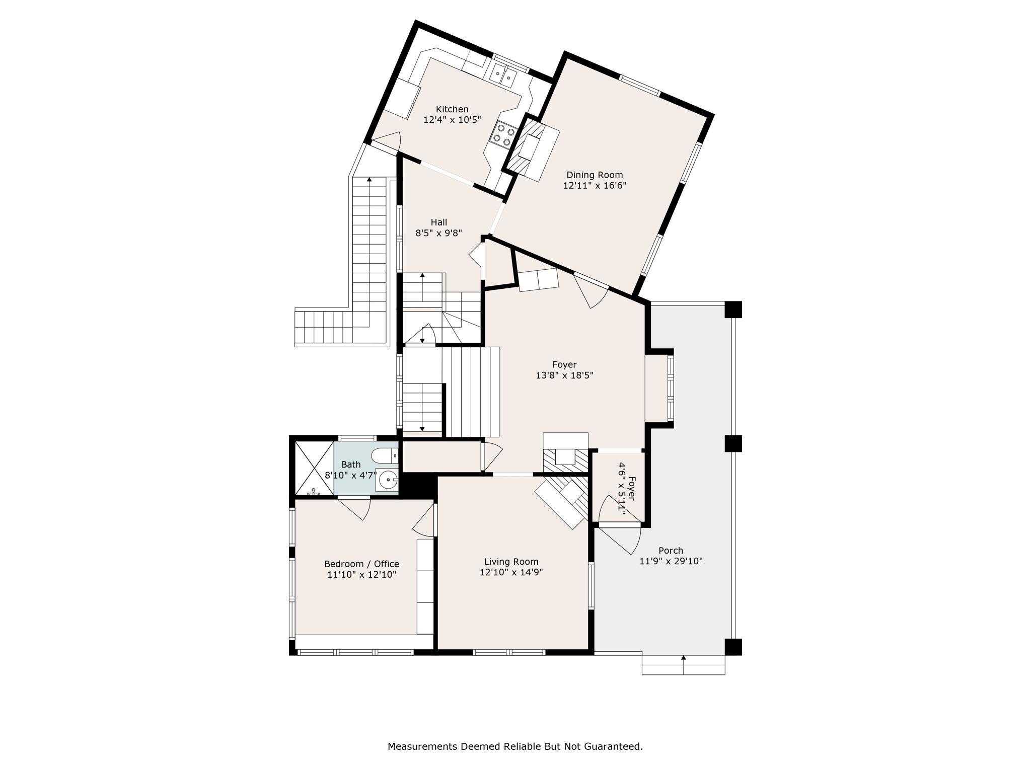 18 Cherokee Road Asheville, NC 28801 - Photo 42 of 45 a picture of floor plan