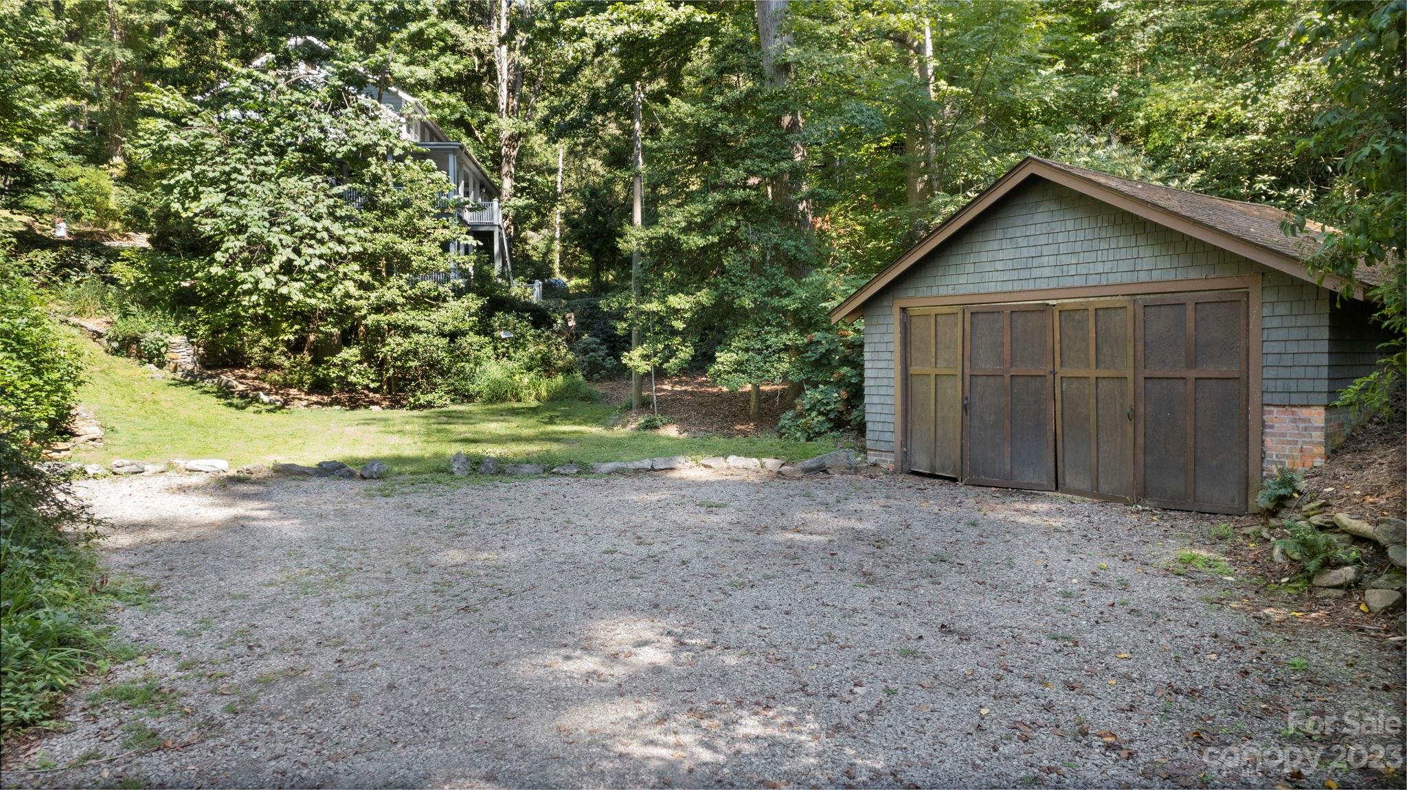 18 Cherokee Road Asheville, NC 28801 - Photo 6 of 45 a view of a house with backyard and trees