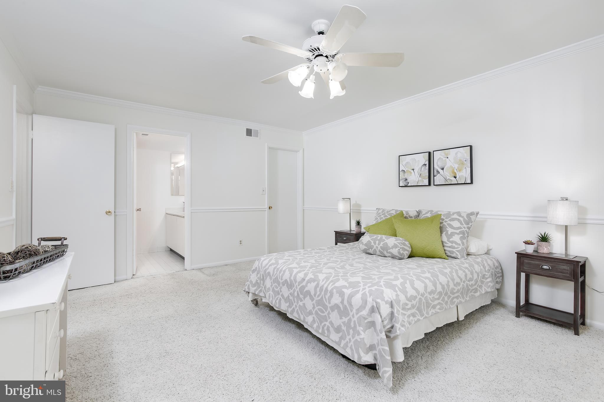 102 Castletown Road, Unit 302 Lutherville-Timonium, MD 21093 - Photo 9 of 16 Spacious primary bedroom with en suite bath