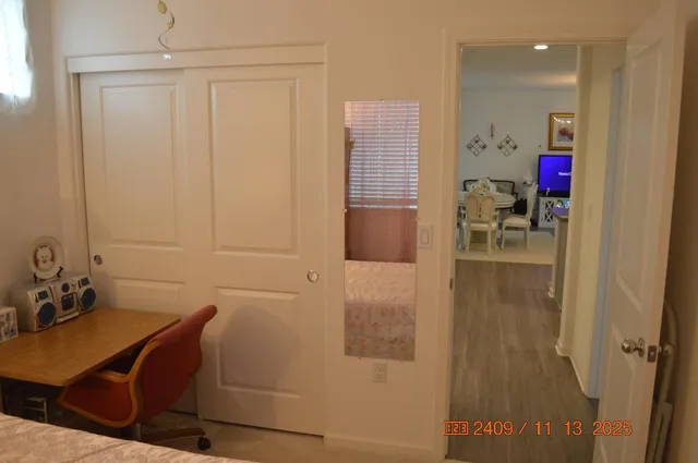 a room with furniture and window