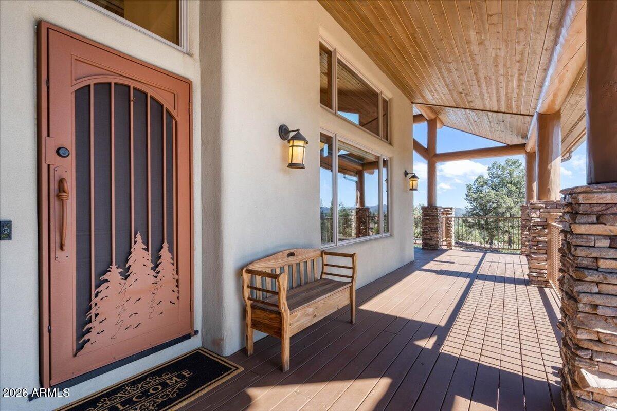 1904 Underwood Court Payson, AZ 85541 - Photo 70 of 92 Wraparound Cedar Deck