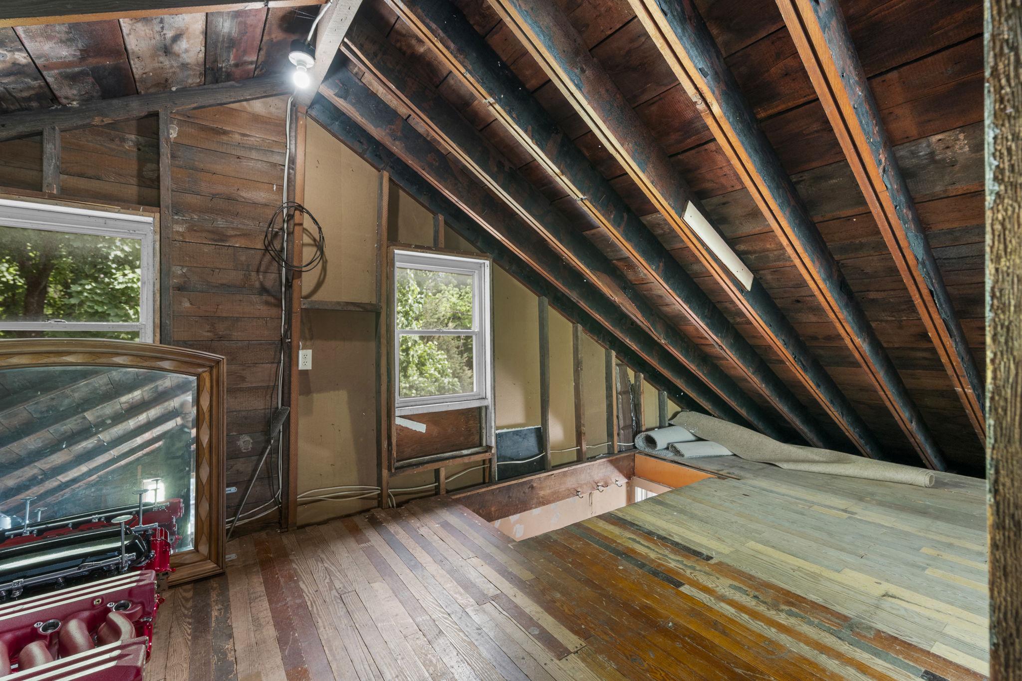 111 Garfield Road Leesport, PA 19533 - Photo 35 of 46 Charming attic with rustic beams.
