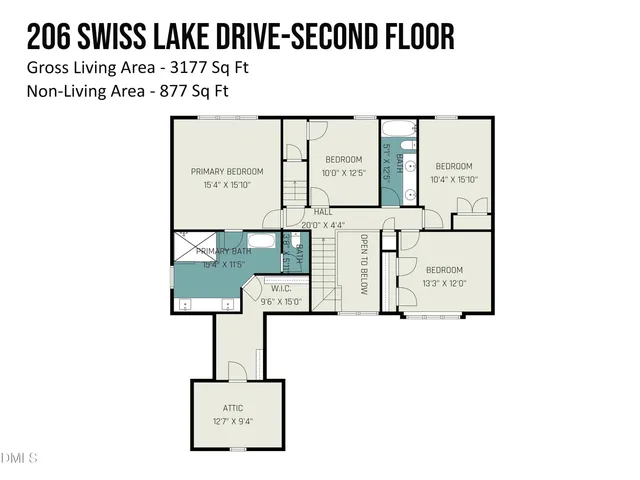 $755,000 | 206 Swiss Lake Drive, Cary, NC 27513