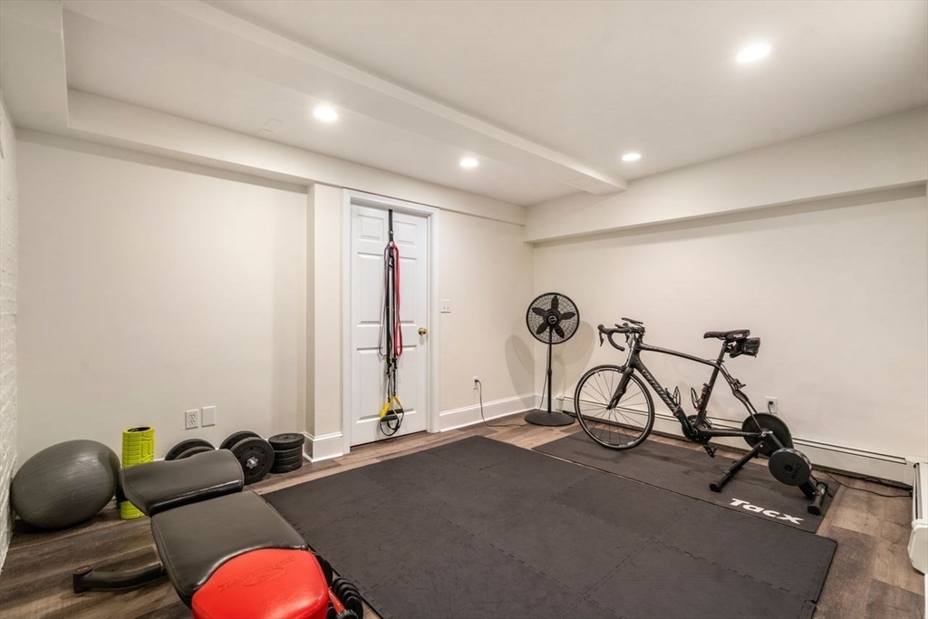 46 Hyslop Road Brookline, MA 02445 - Photo 28 of 33 a view of a room with gym equipment