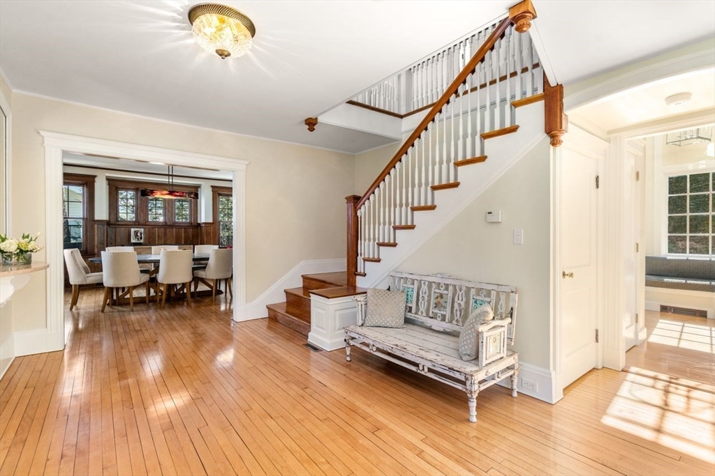 46 Hyslop Road Brookline, MA 02445 - Photo 4 of 33 a living room with furniture and a table