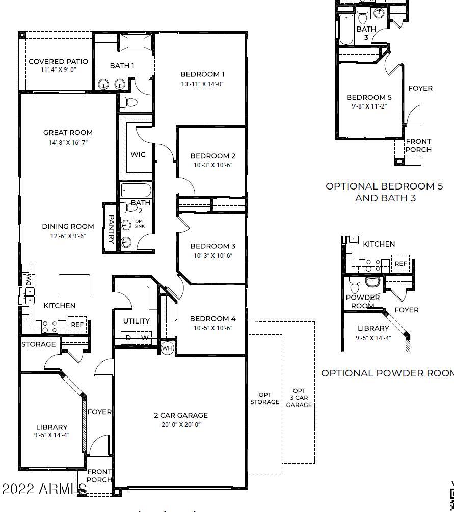 23952 West Ripple Road Buckeye, AZ 85326 - Photo 34 of 34 Cardinal Floor Plan