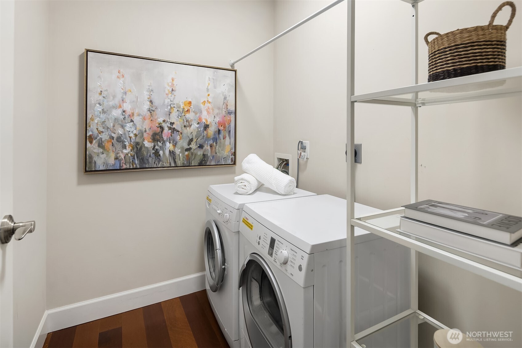 1920 4th Avenue, Unit 2702 Seattle, WA 98101 - Photo 29 of 40 a utility room with dryer and washer