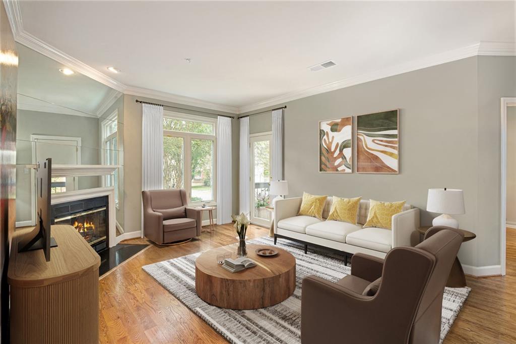 5264 Brooke Ridge Drive Dunwoody, GA 30338 - Photo 5 of 34 a living room with furniture rug and window