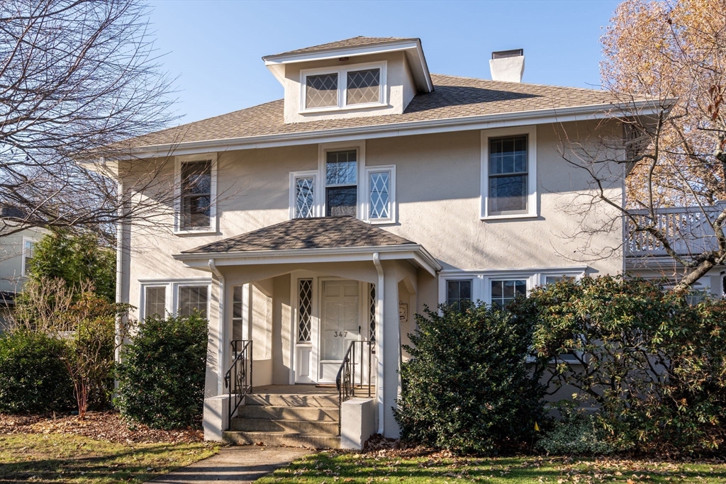 347 Manning Street Needham, MA 02492 - Photo 42 of 42 a front view of a house with a yard