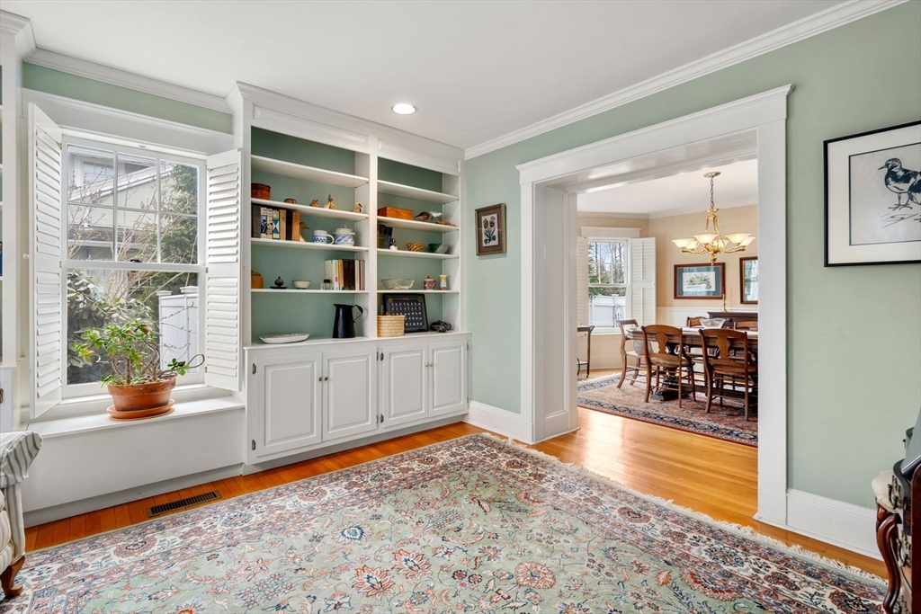 347 Manning Street Needham, MA 02492 - Photo 7 of 42 a view of front door with wooden floor