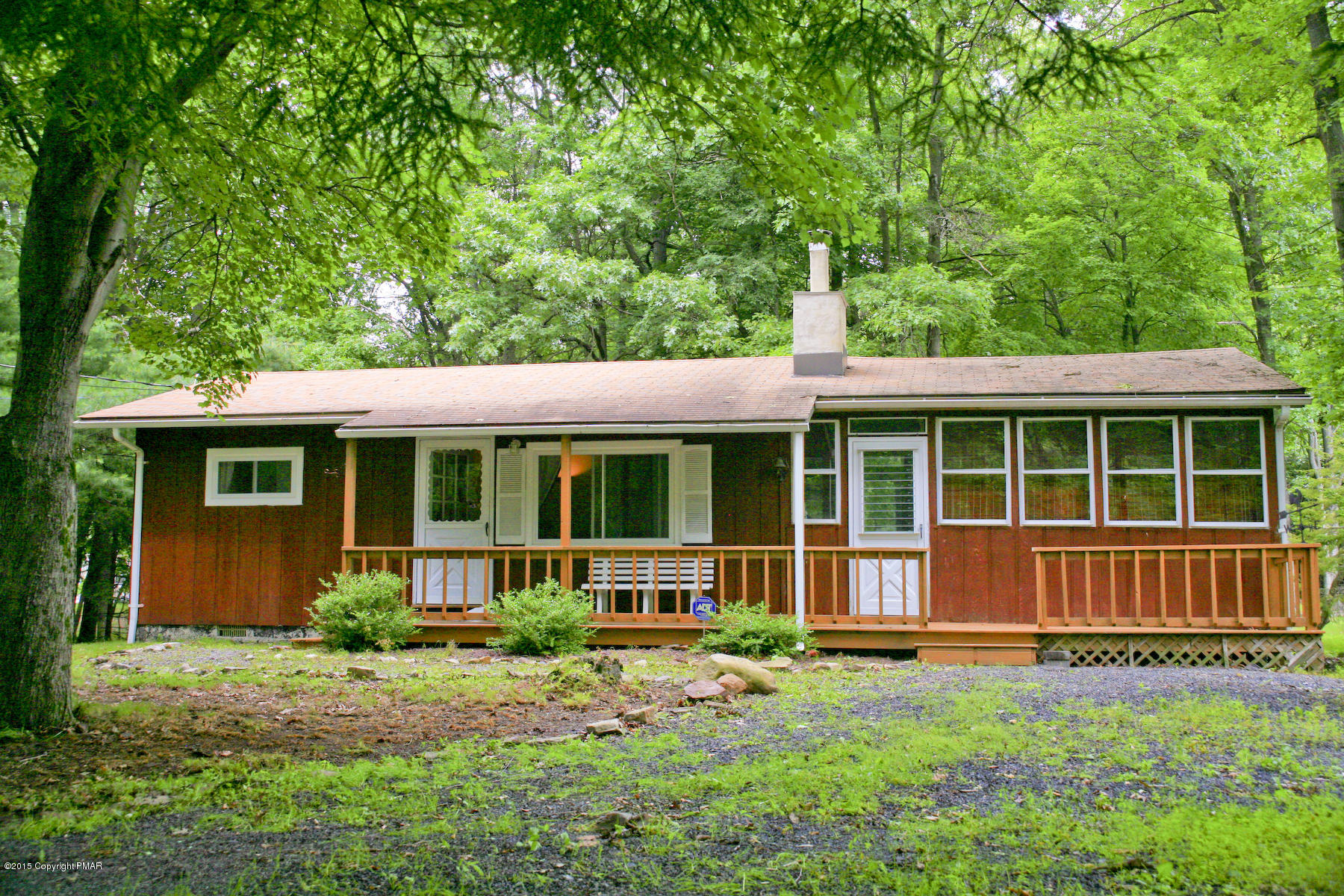 164 Buckhill Road Albrightsville, PA 18210 - Photo 1 of 21 a front view of a house with garden
