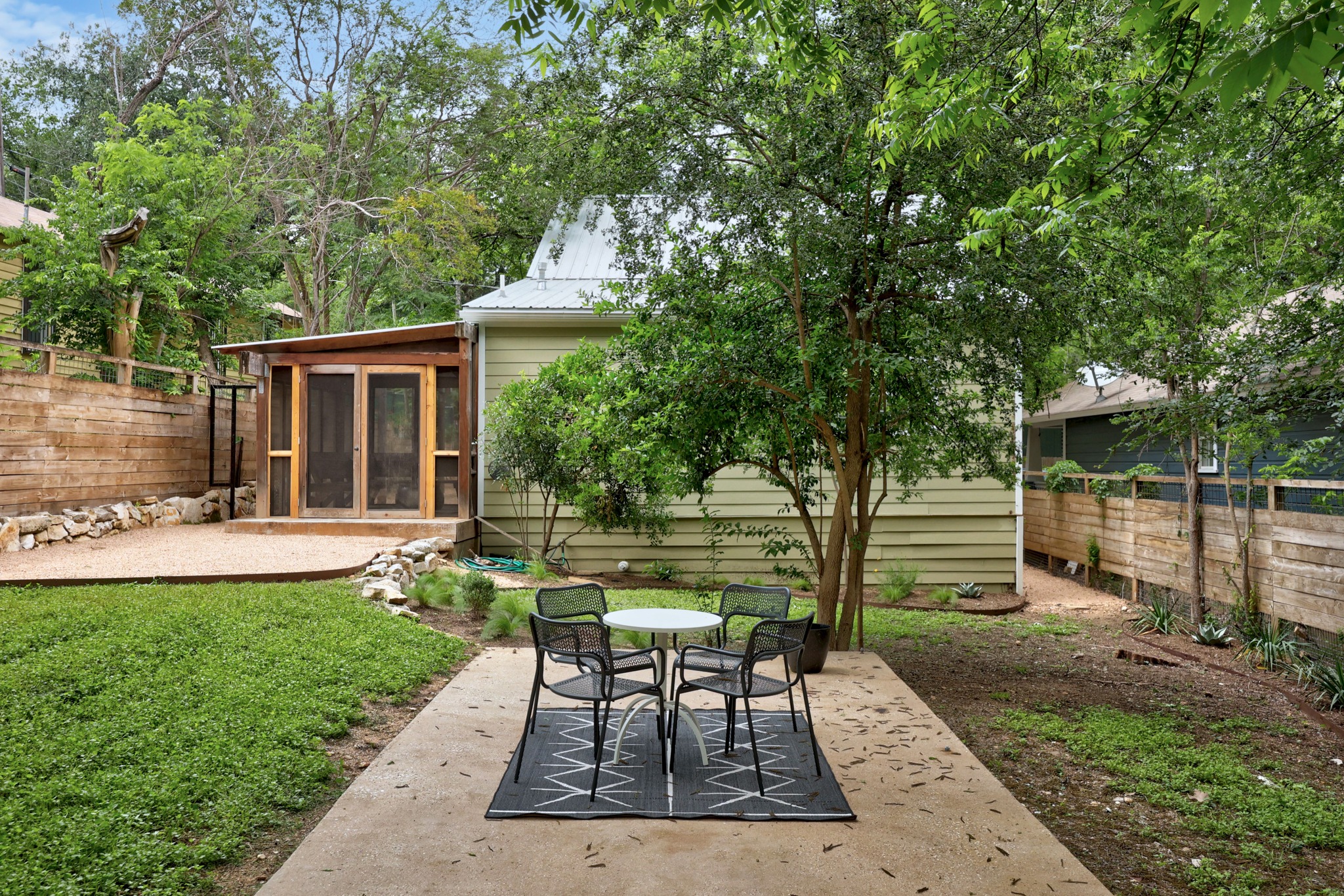 2503 Bryan Street Austin, TX 78702 - Photo 28 of 33 The patio is positioned toward the rear of the property, offering a quiet place to spend time outside