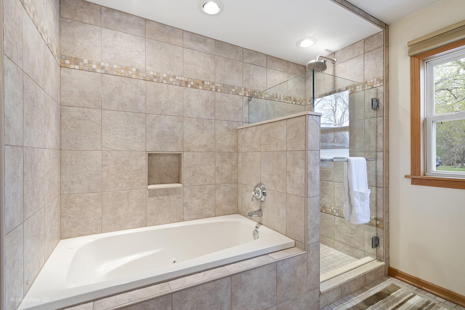 2580 Van Dyke Road Minooka, IL 60447 - Photo 11 of 32 a bathroom with a bathtub and a shower