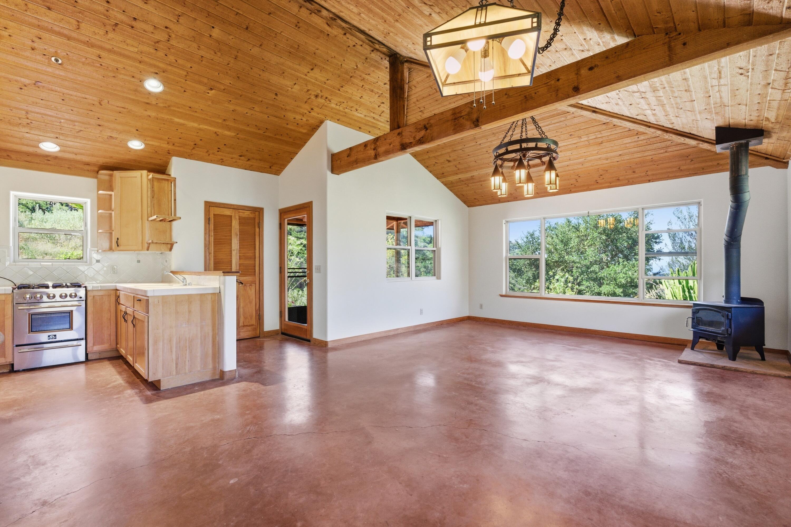 1743 San Marcos Pass Road Santa Barbara, CA 93105 - Photo 44 of 56 Guest House - Living-Entry-Kitchen