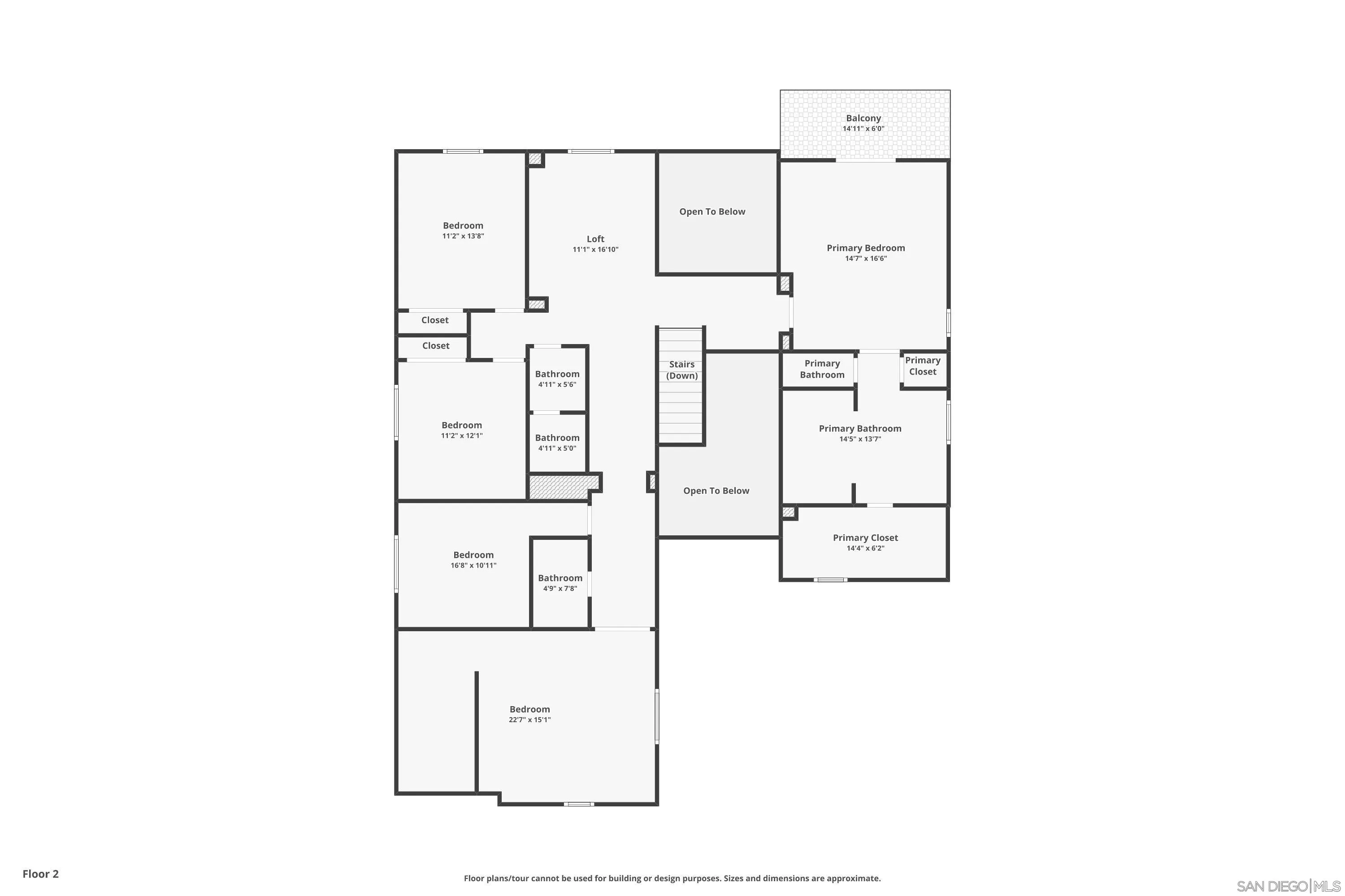2421 Crooked Trail Road Chula Vista, CA 91914 - Photo 35 of 35 2nd Floor Plan