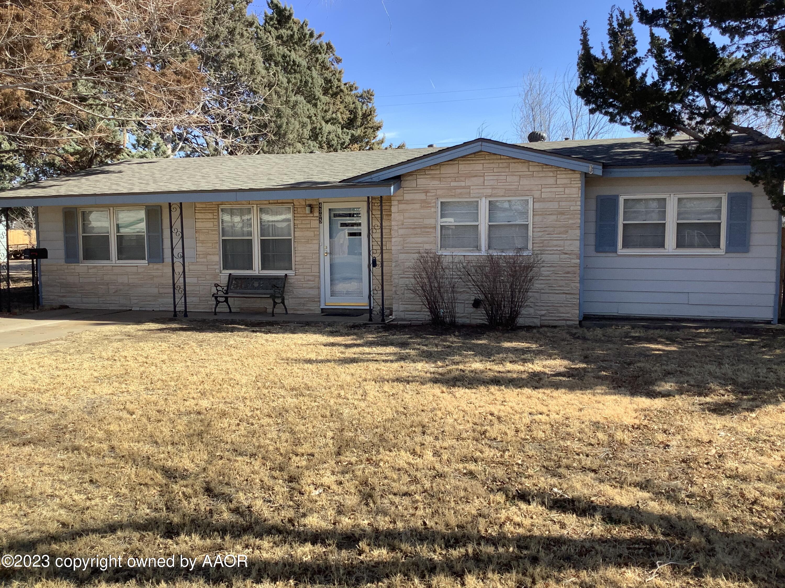 4305 Crockett Street Amarillo, TX 79110 - Photo 1 of 29 Front