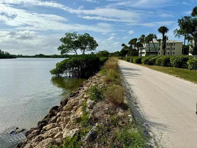 a picture of a outdoor space with a table and a potted plant