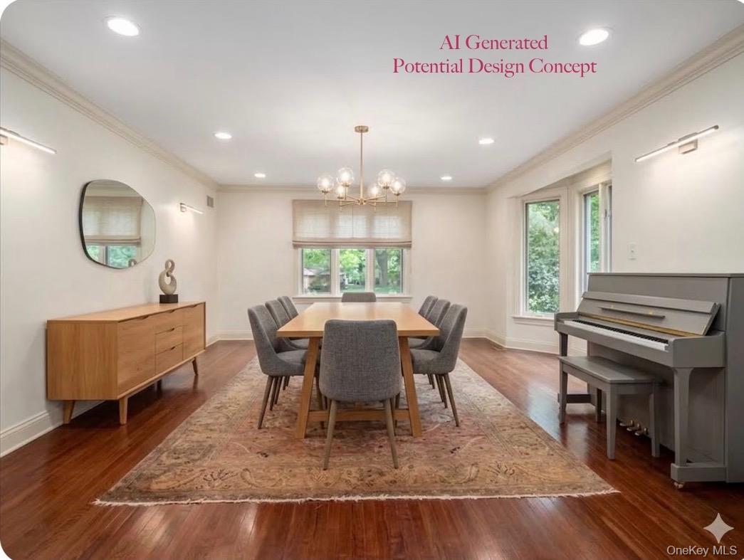 10 Rockingham Road Spring Valley, NY 10977 - Photo 14 of 48 AI Generated - Potential Design Concept. Paint, furniture & lighting changed