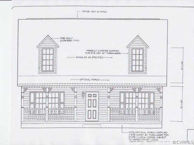2011 Uleta Road Powhatan, VA 23139 - Photo 1 of 3 Exterior Front - Front View Rendering