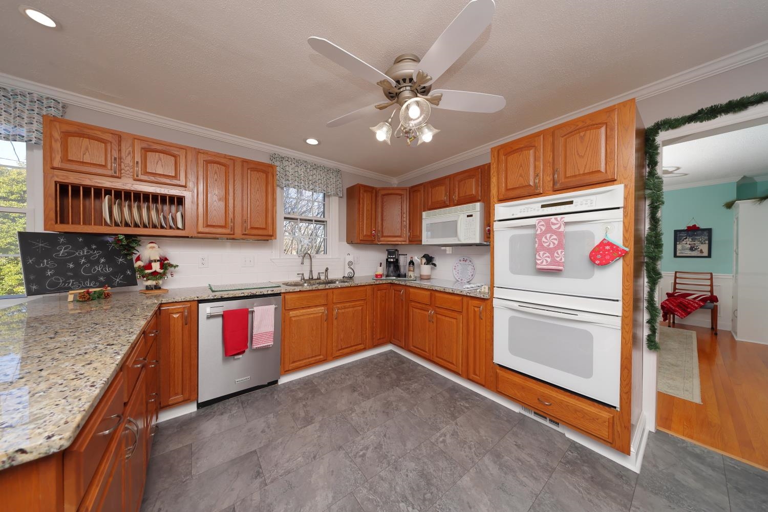 167 Henkel Road Waynesboro, VA 22980 - Photo 15 of 53 a kitchen with granite countertop stainless steel appliances and white cabinets