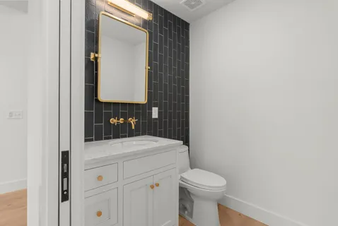 a view of a glass door and a window