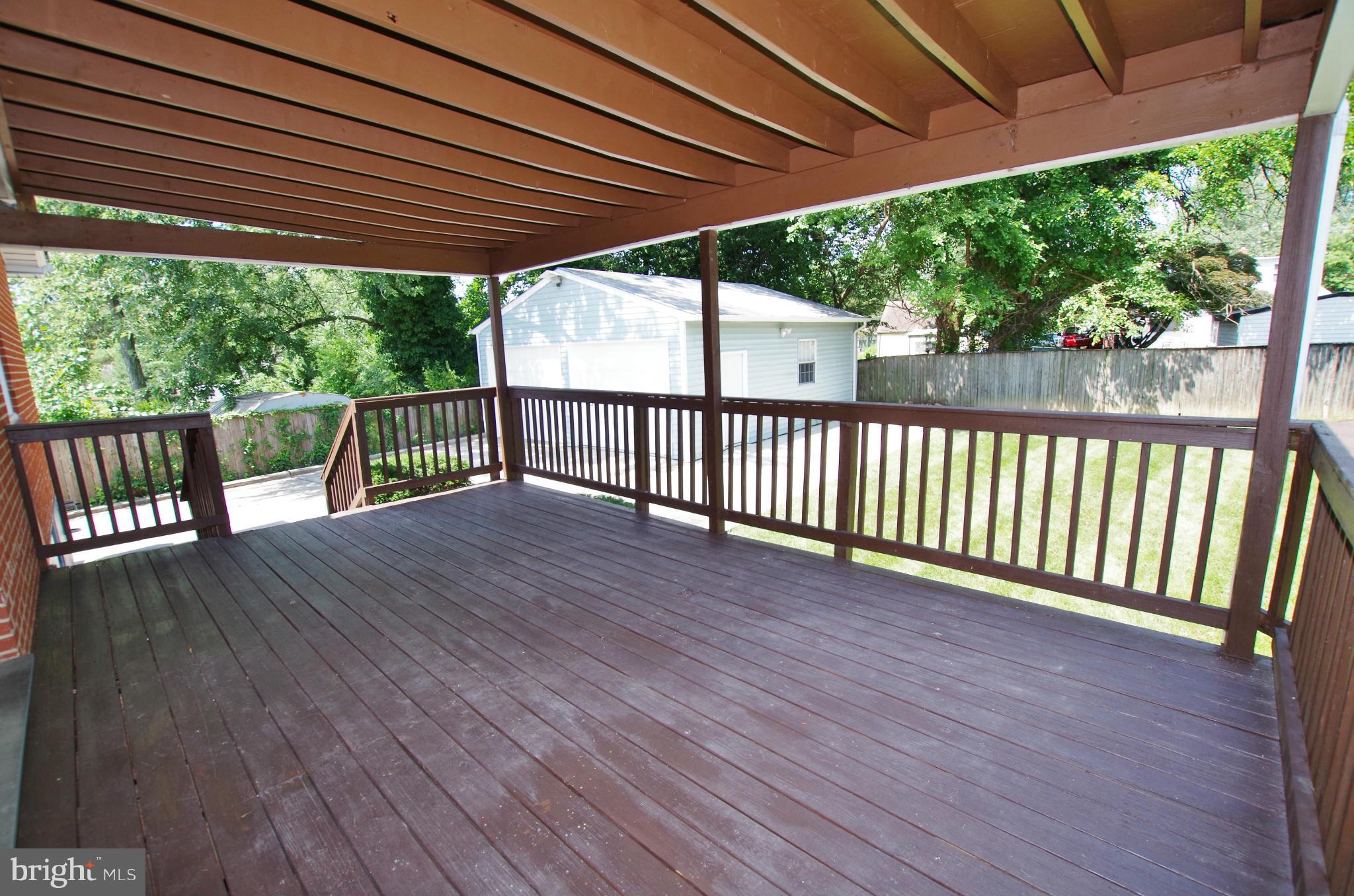 12624 Epping Road Silver Spring, MD 20906 - Photo 26 of 30 Deck Measures 13' Wide by 20' Long
