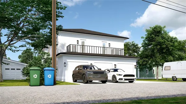 a view of parking area