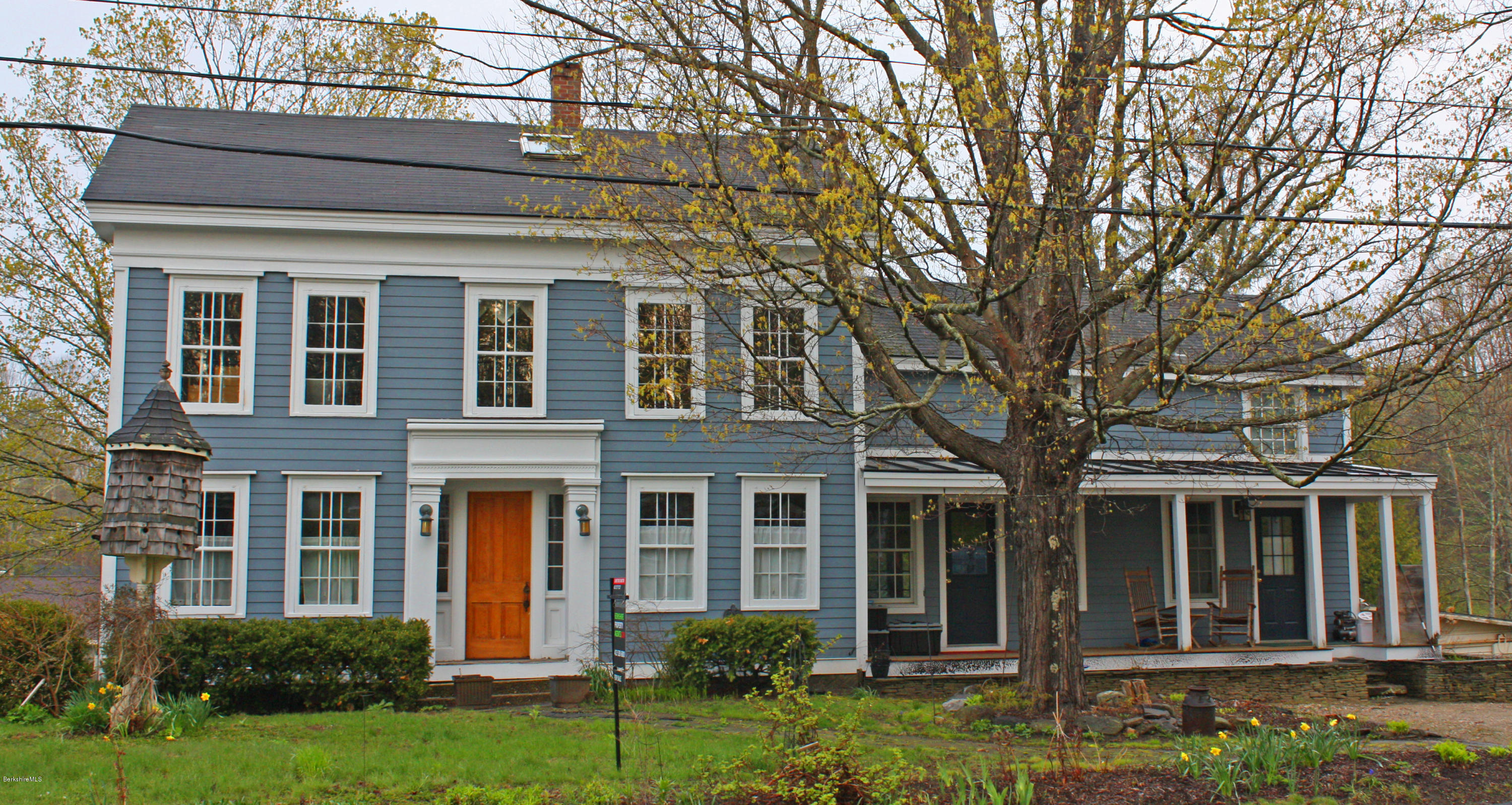 3 Tyringham Road Monterey, MA 01245 - Photo 1 of 24 front view of a brick house with a yard