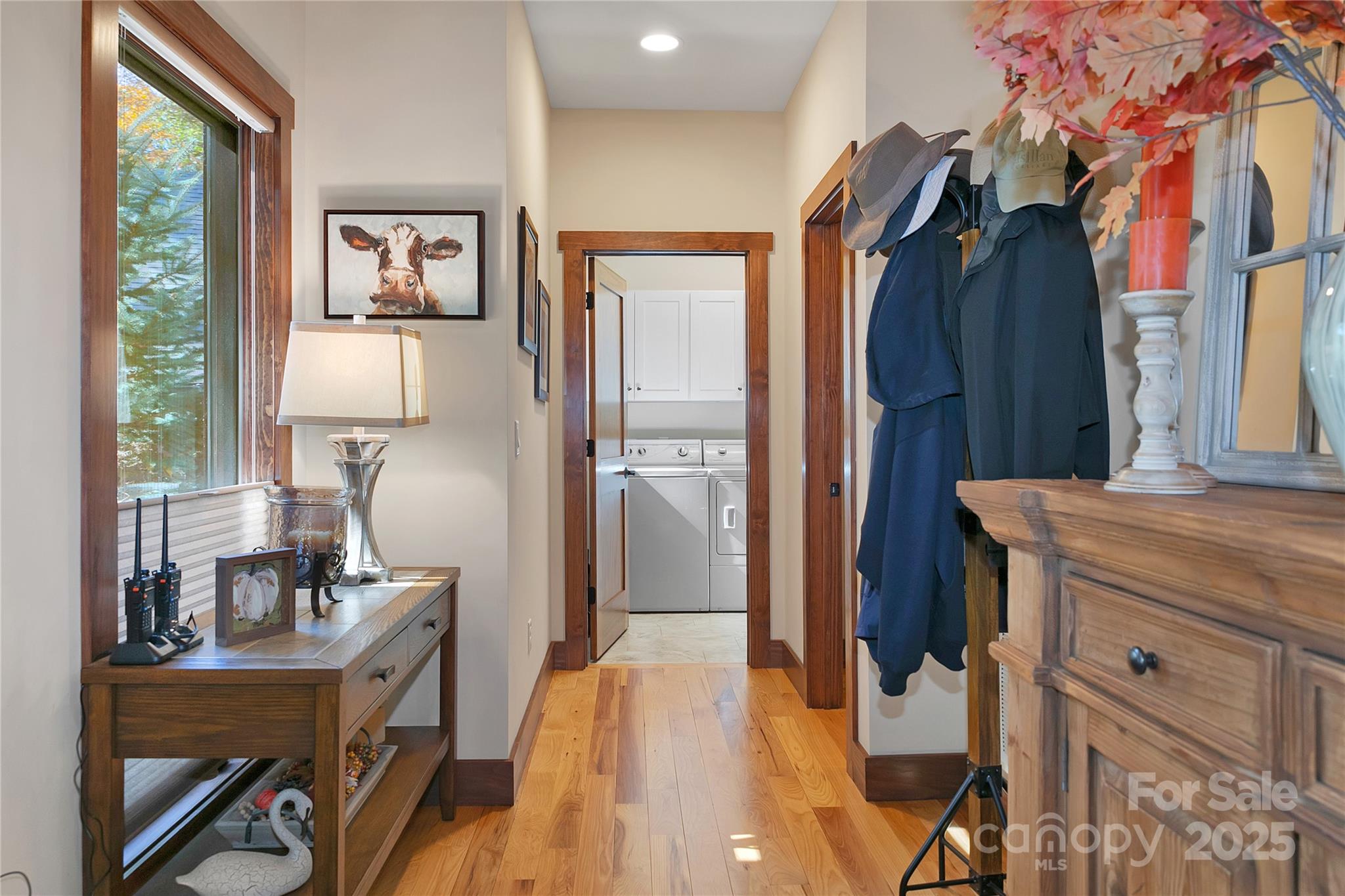 1291 Indian Camp Mountain Road Rosman, NC 28772 - Photo 19 of 48 a view of a kitchen with furniture and wooden floor